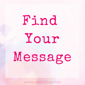 find your message