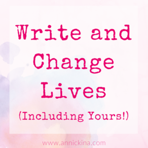 write and change lives